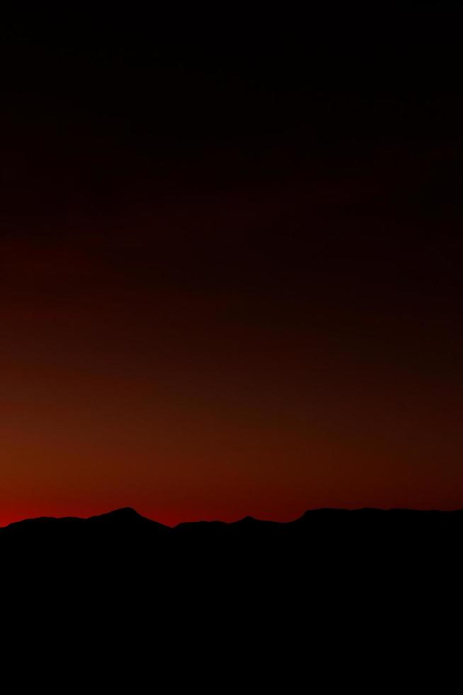 Dark Red Sunset photo
