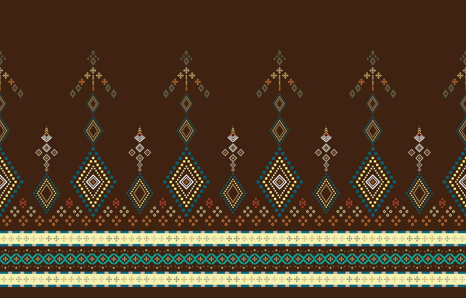 Abstract geometric pattern, Geometric ethnic oriental pattern traditional, design for wallpaper,fabric,curtain,carpet,clothing,Batik,wrapping, Geometric vector illustration, Embroidery style.