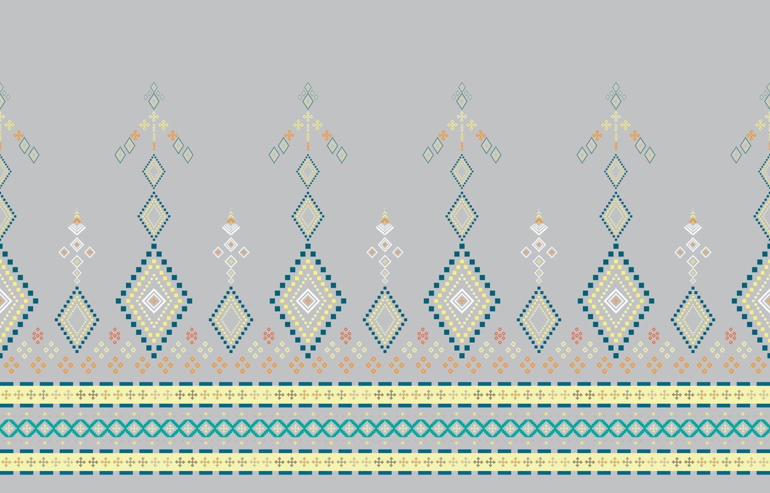 Abstract geometric pattern, Geometric ethnic oriental pattern traditional, design for wallpaper,fabric,curtain,carpet,clothing,Batik,wrapping, Geometric vector illustration, Embroidery style.