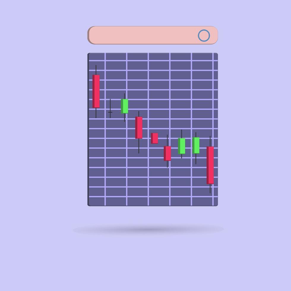 Candle stick pattern vector