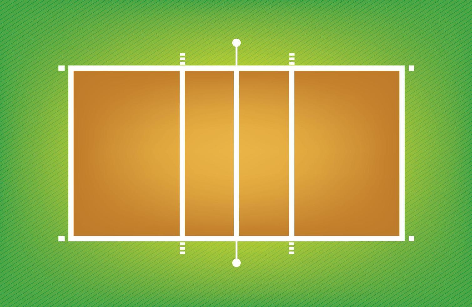 Illustration of volleyball court or field vector