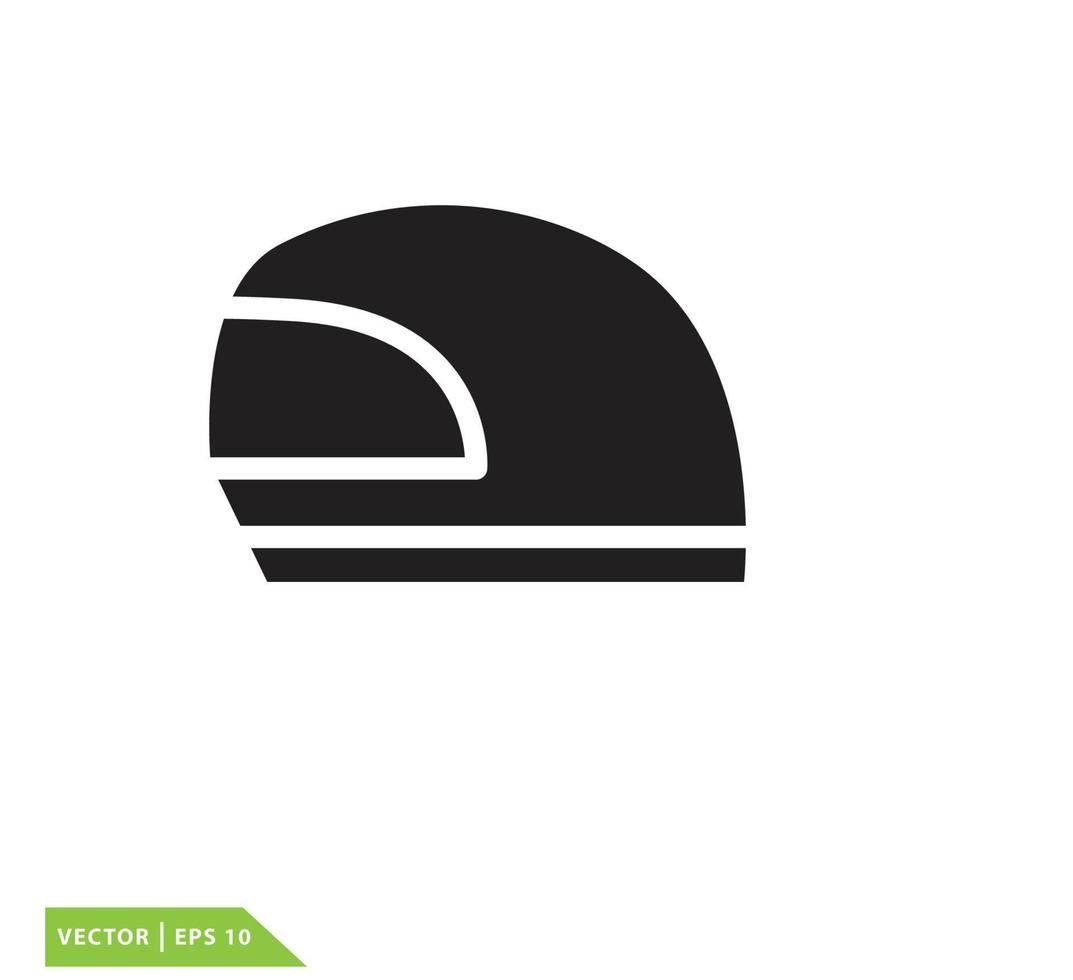 Helmet icon vector logo design template