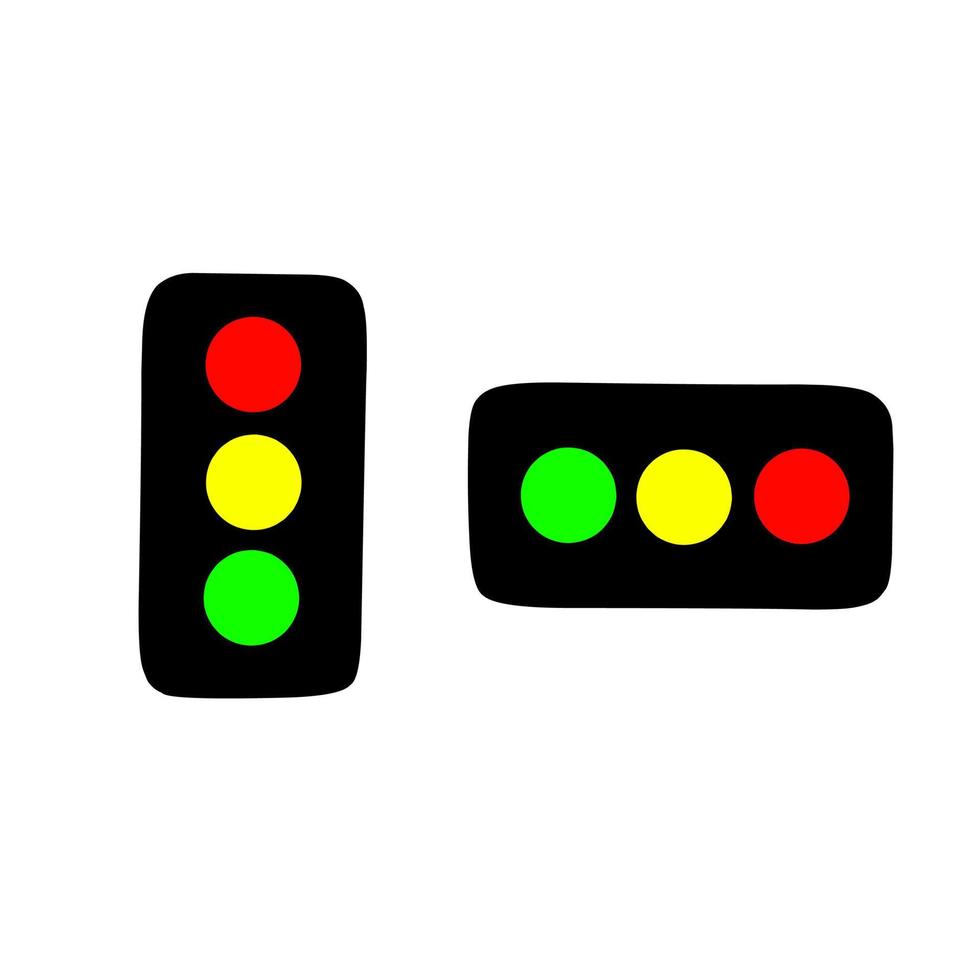 traffic light icon vector illustration 11478313 Vector Art at Vecteezy