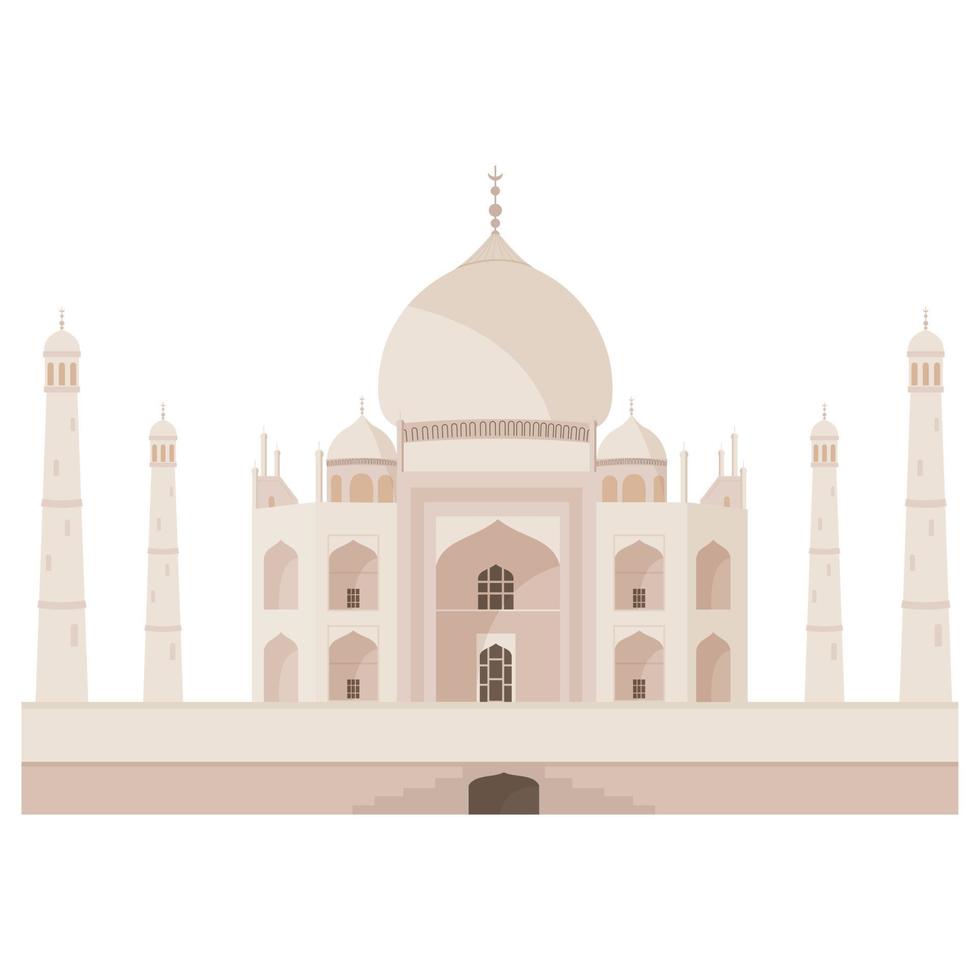 palacio taj mahal vector