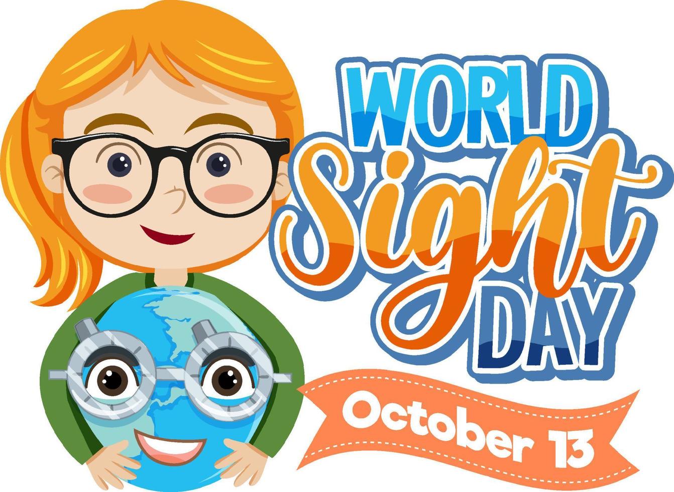 World Sight Day Concept Vector