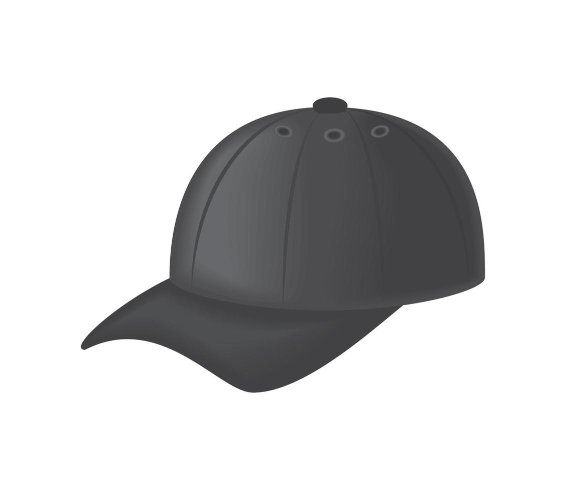 icono de maqueta de gorra deportiva vector