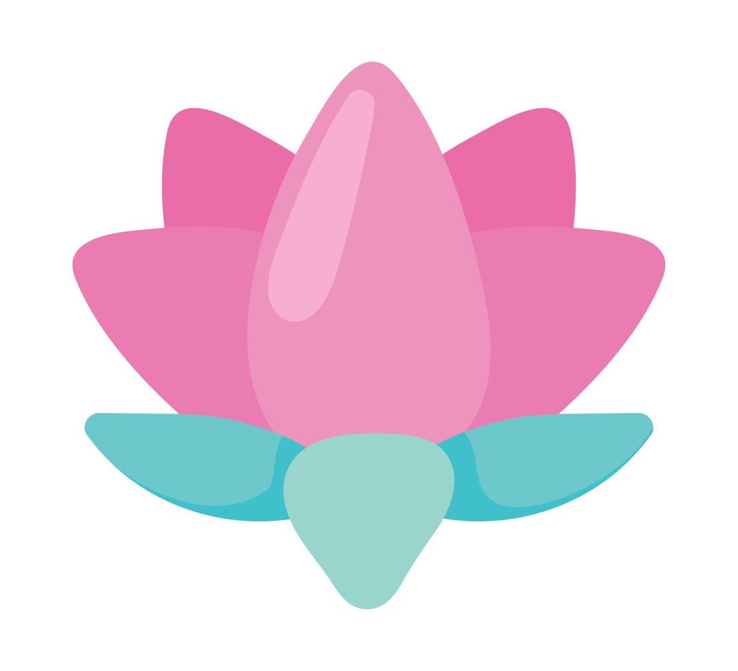 icono de flor de loto vector