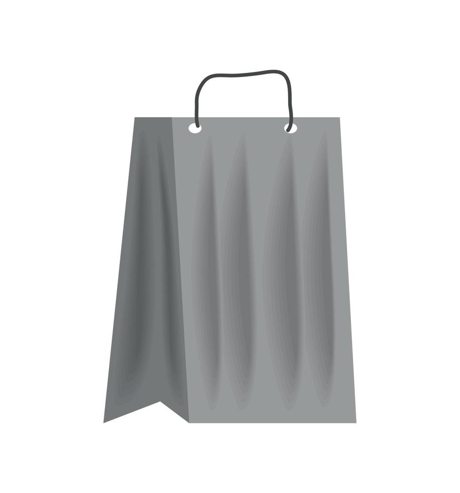 shopping bag mockup icon vector