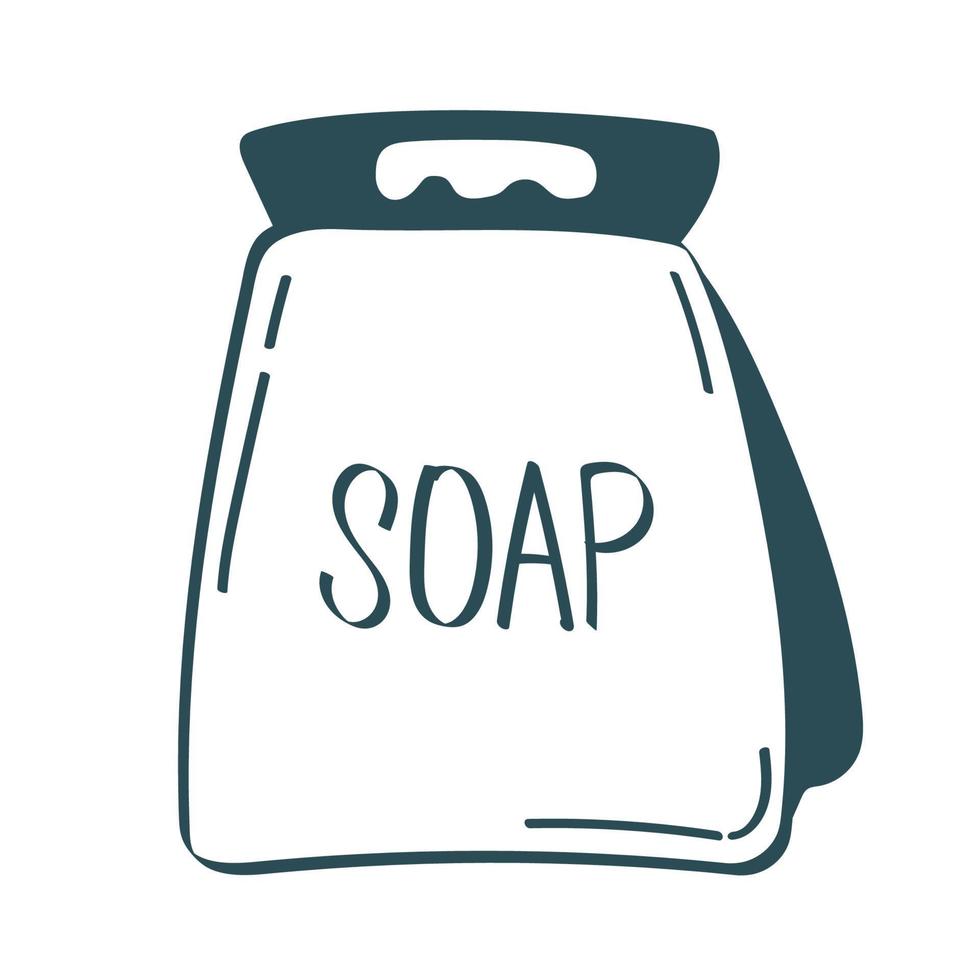 laundry powder soap vector
