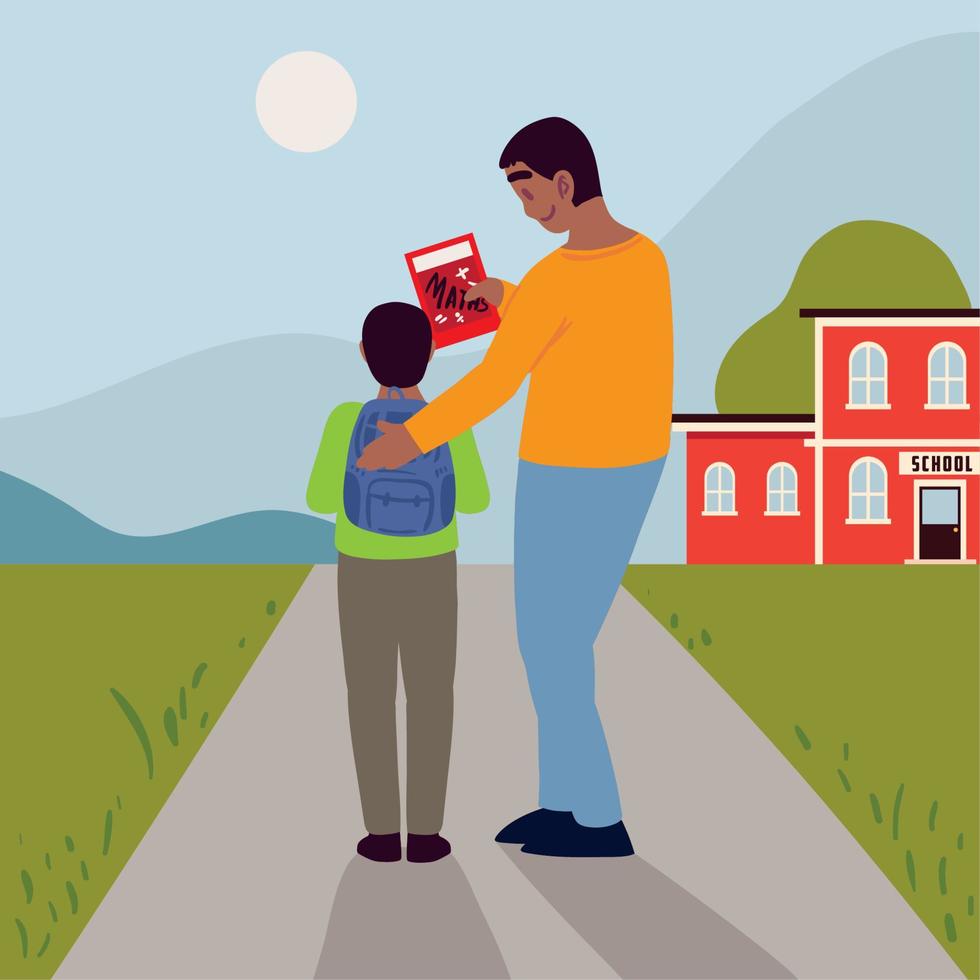 back to school, design vector