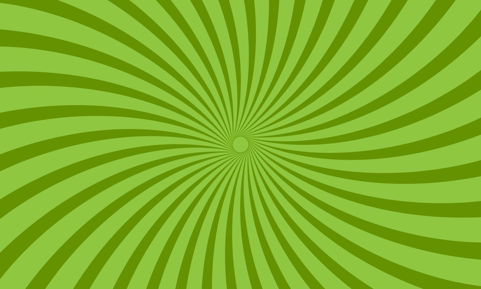 Comic book pop art star burst green background. Vector illustration.