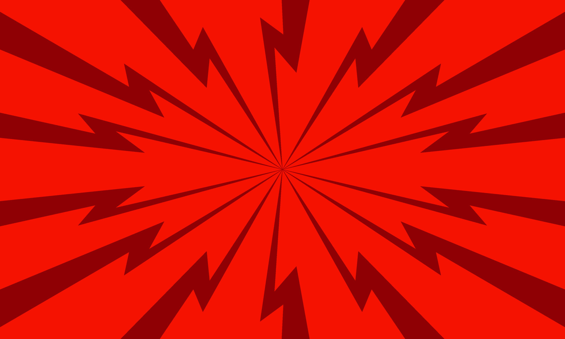 Luminous red lightning background. Comic book, pop art style. Vector