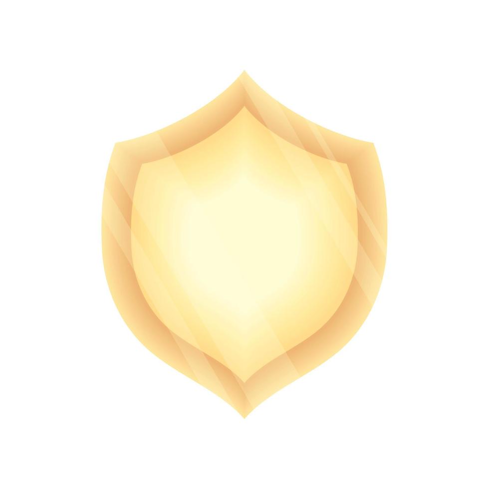 gold badge icon vector