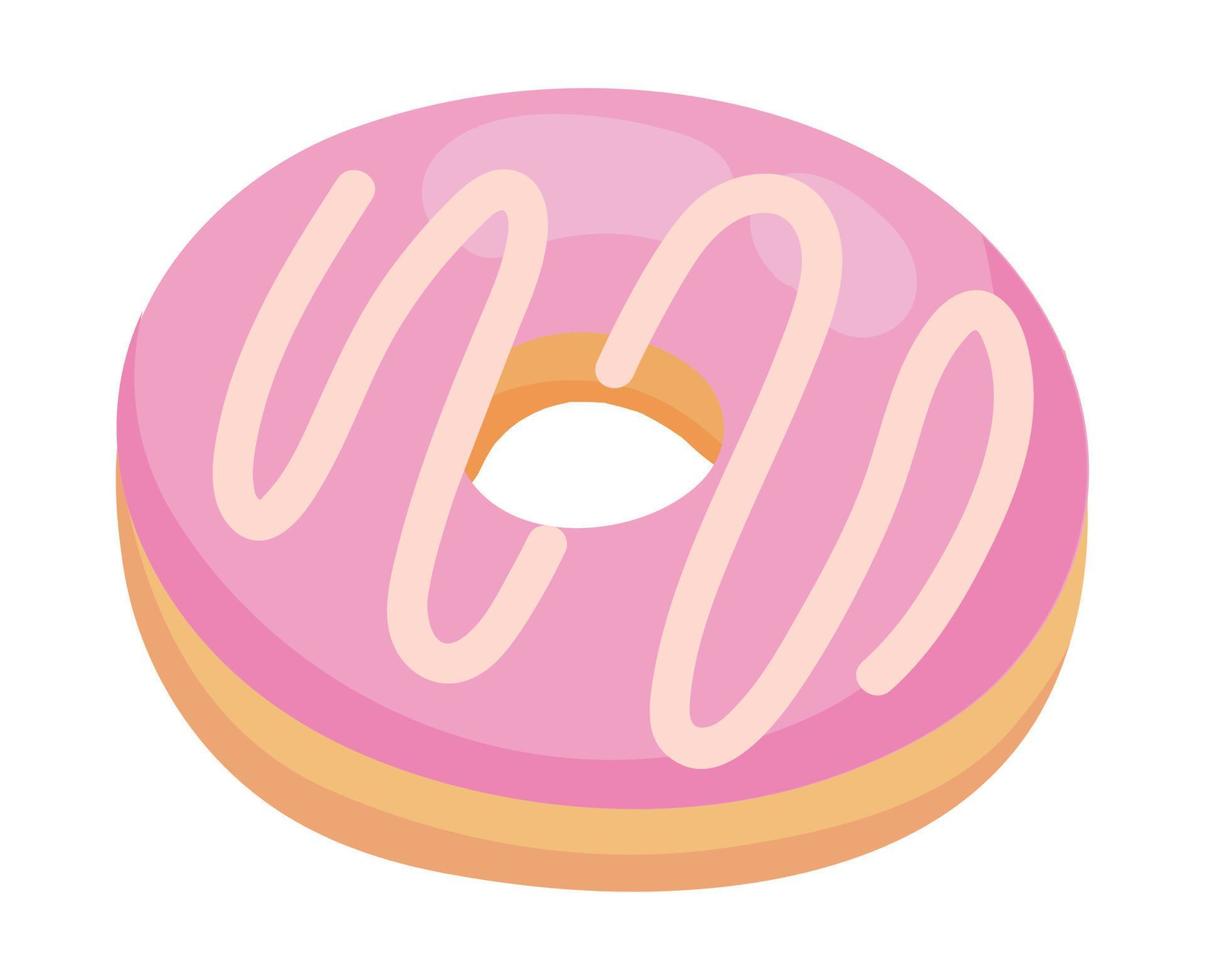 donut fast food vector