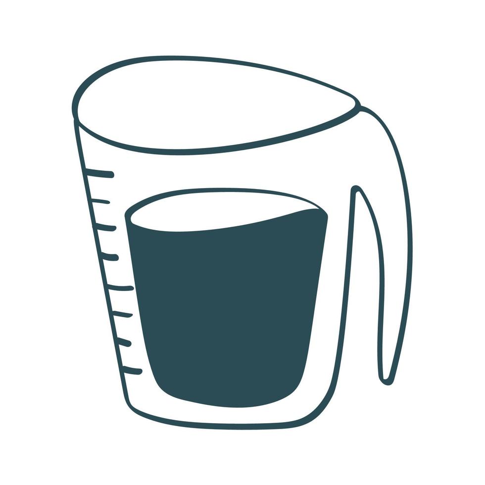 laundry measure cup vector