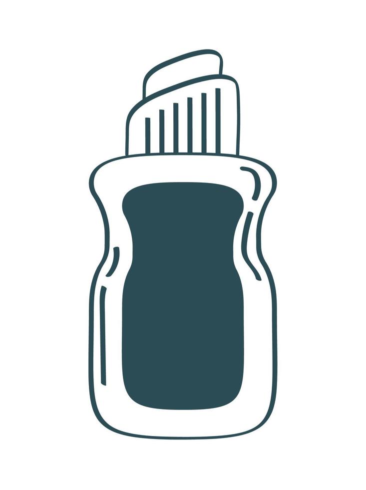 laundry softener bottle vector