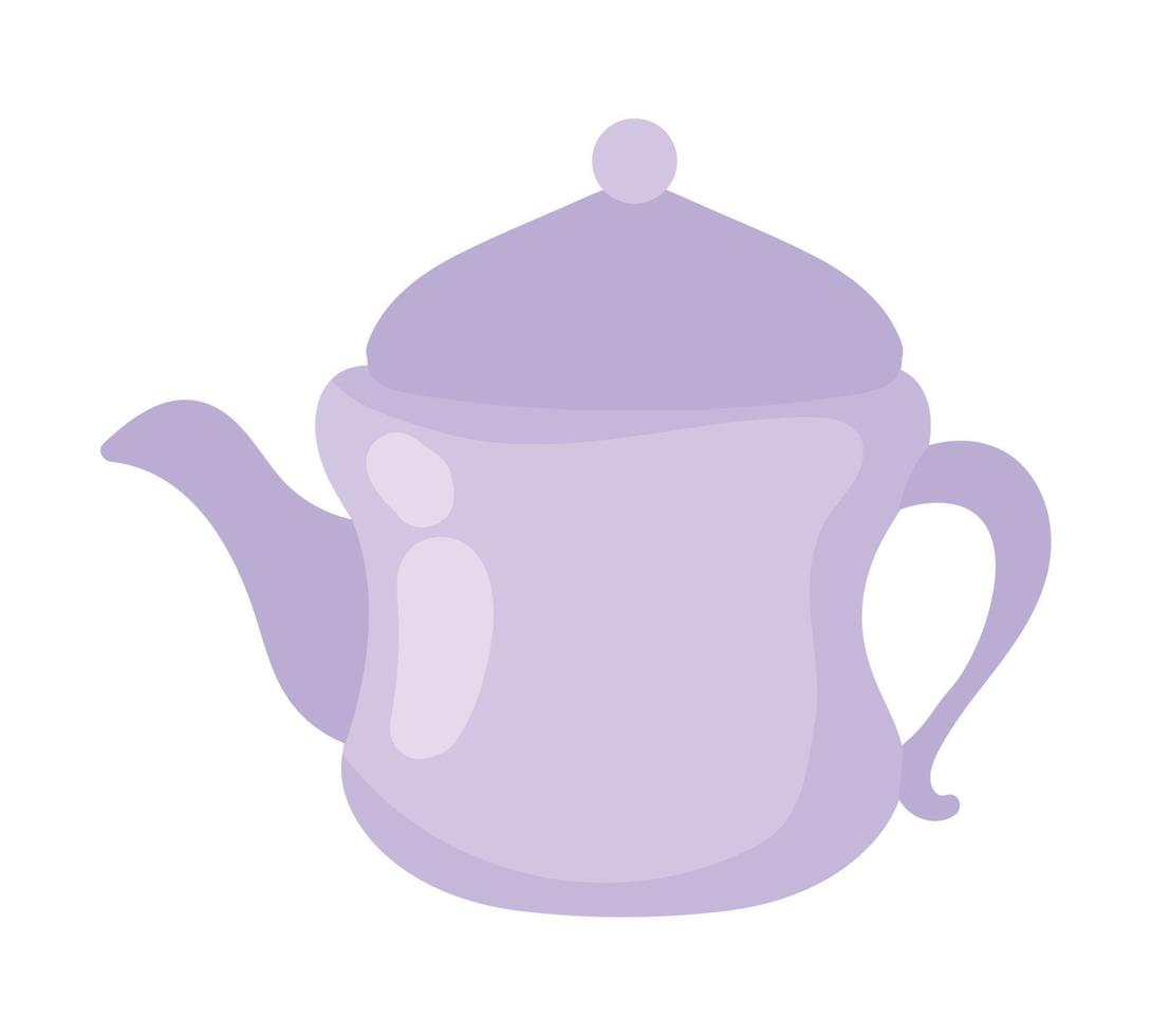 teapot icon isolated vector