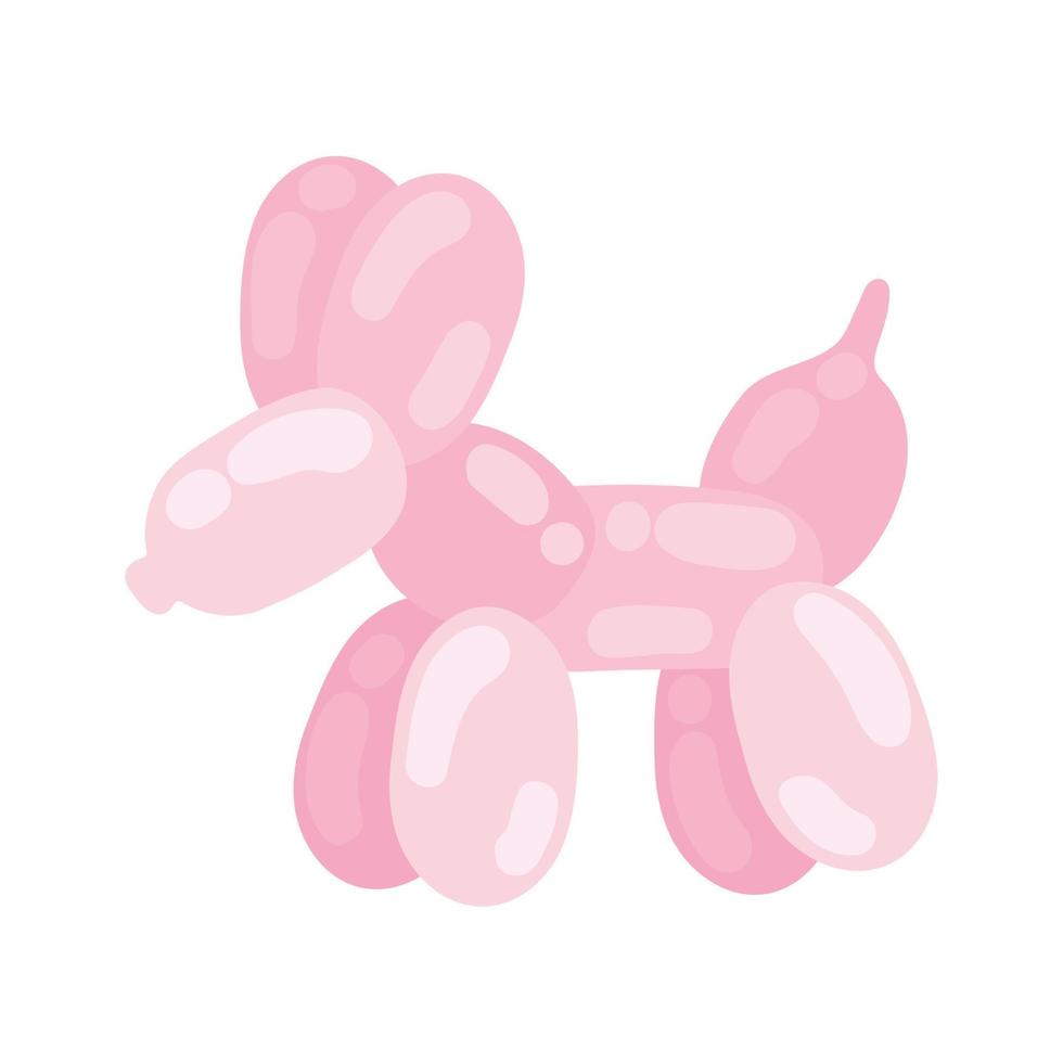 birthday balloon animal vector