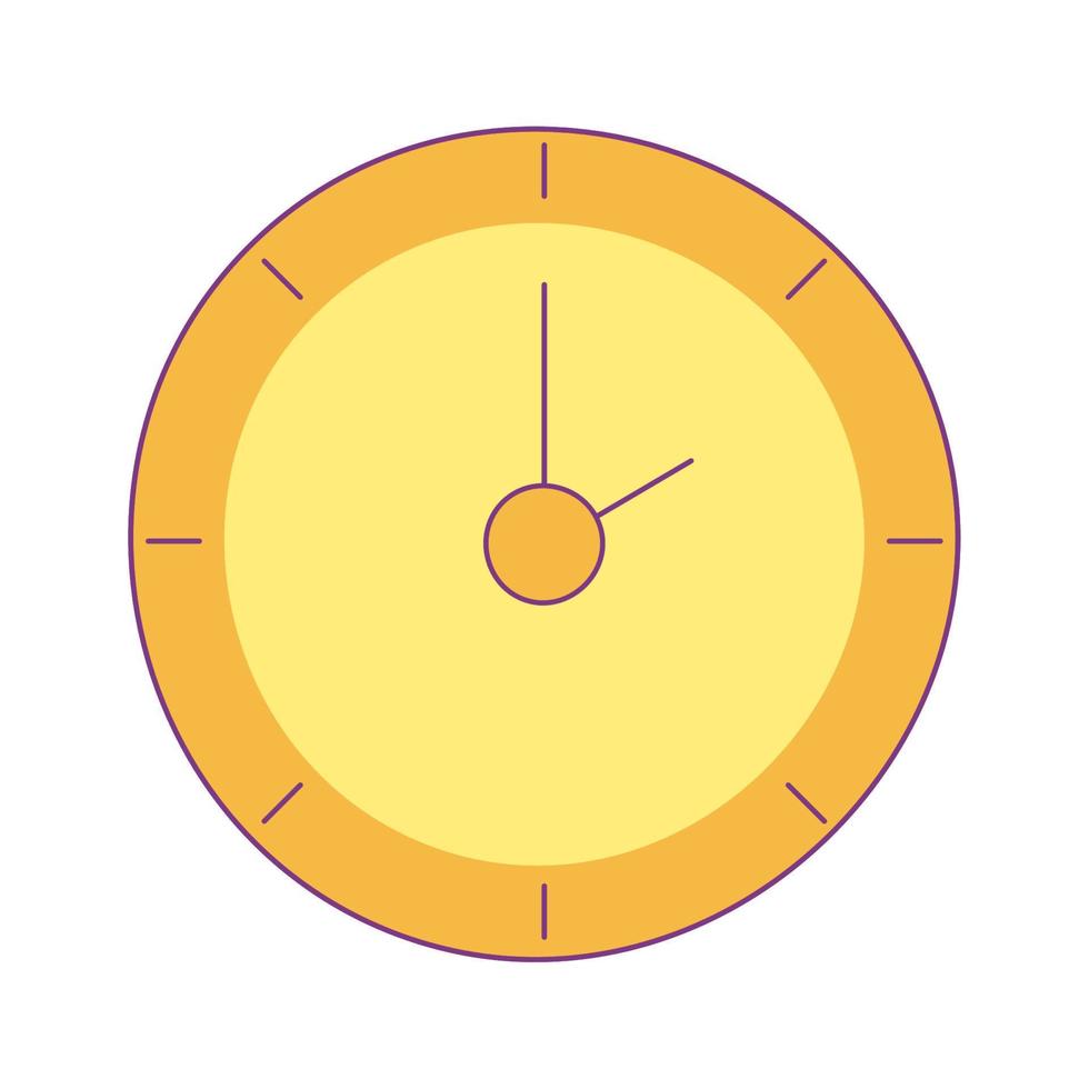 clock time icon vector
