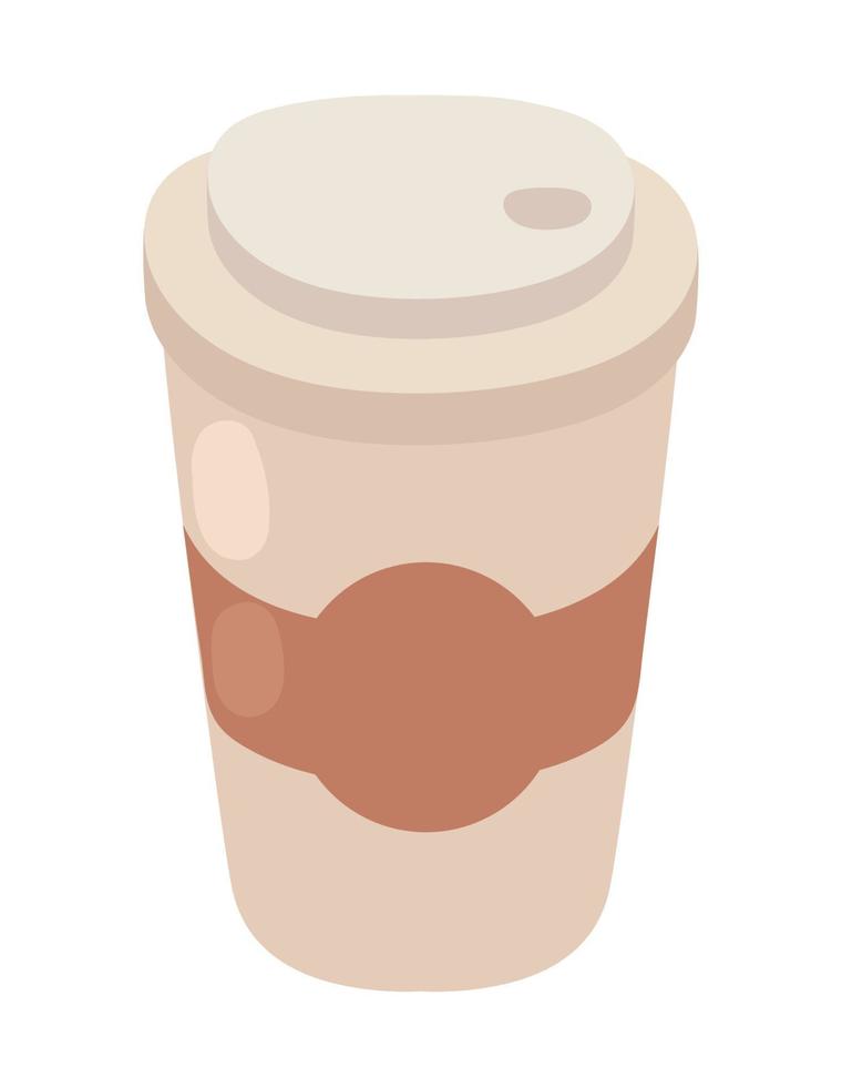 takeaway coffee cup vector