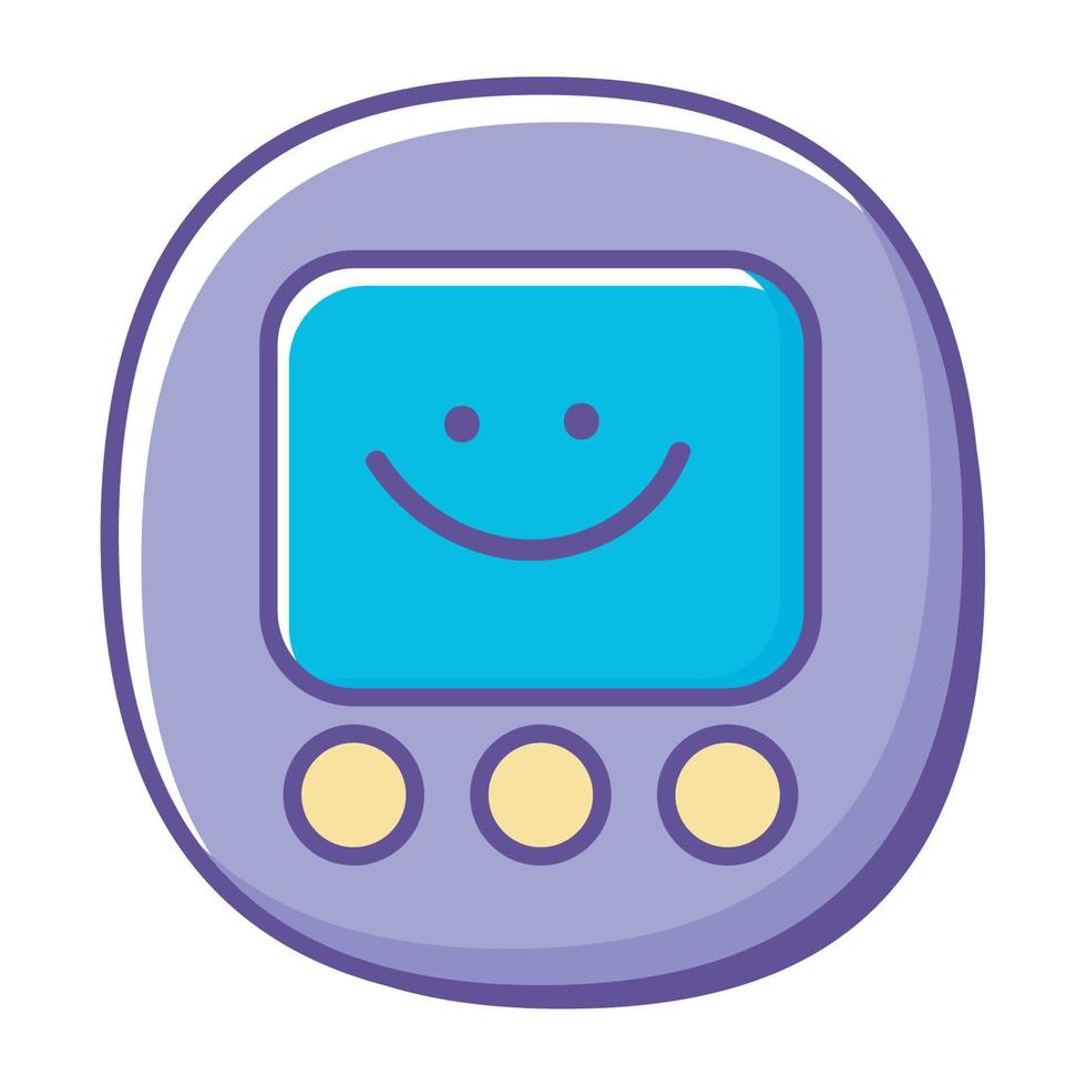 toy tech 90s modern style vector