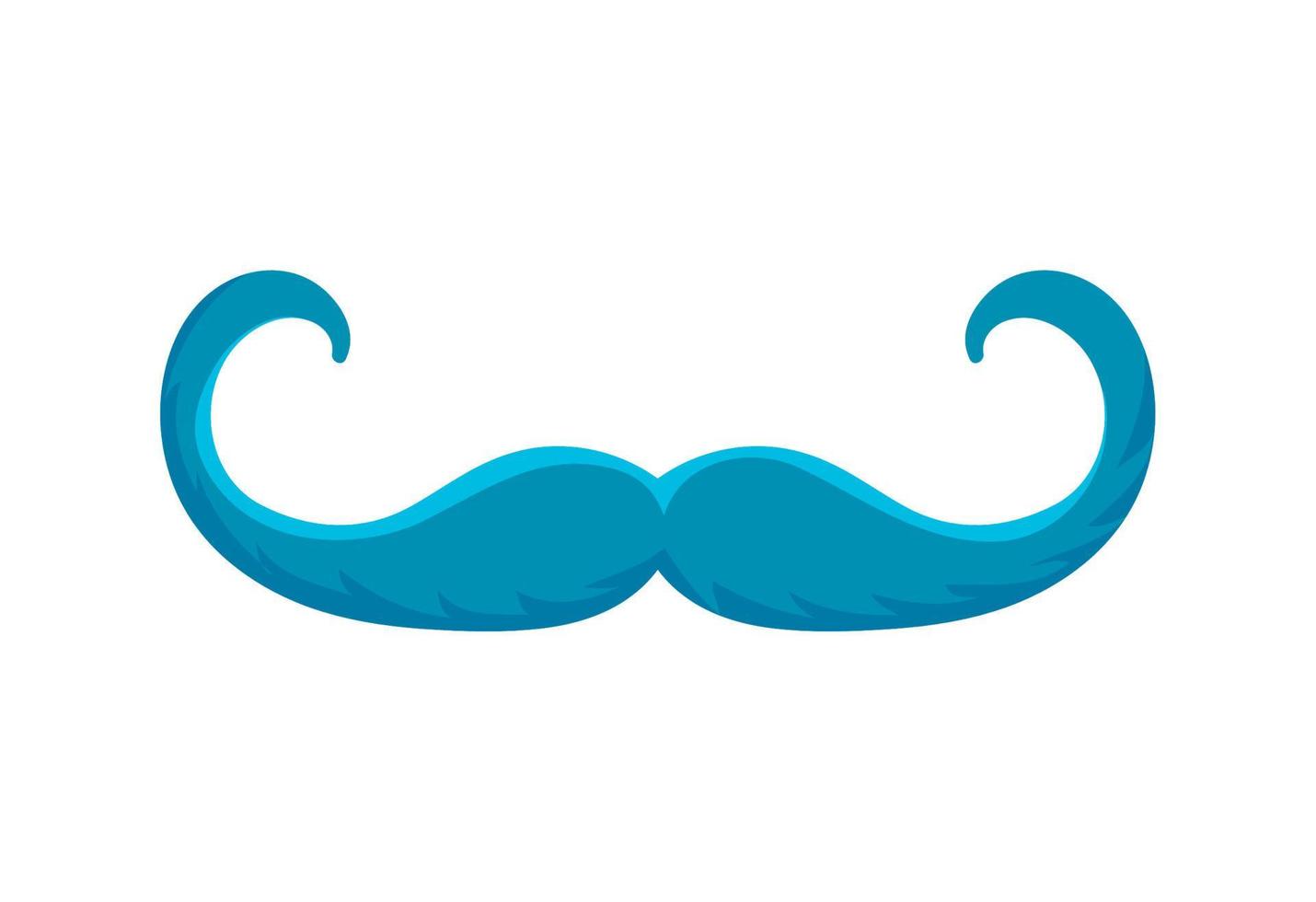 bigote movember cáncer de próstata vector