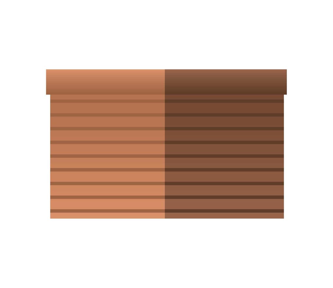 eco cardboard box mockup vector