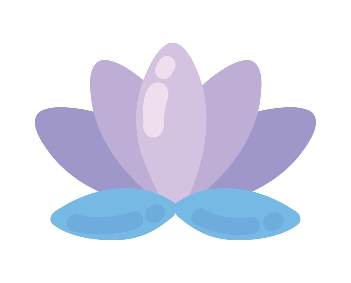 flower lotus leaf icon vector