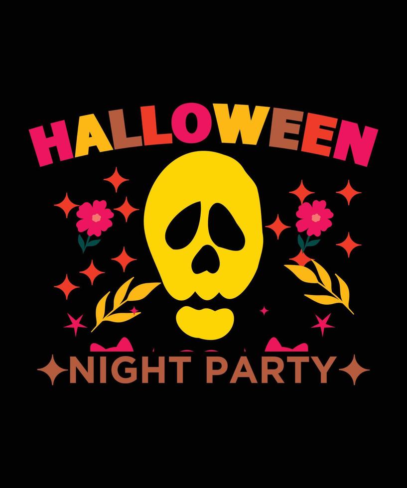 Halloween day t shirt design vector