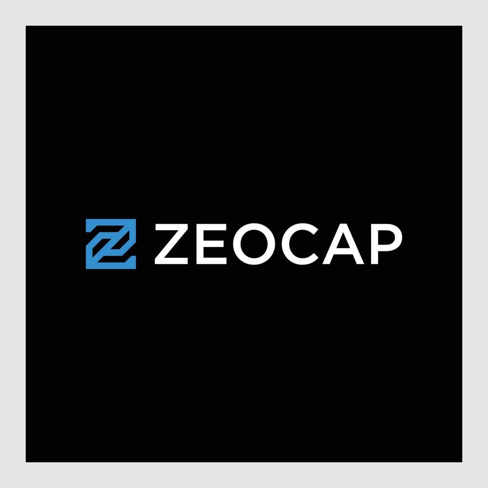 diseño creativo del logotipo de la letra z vector