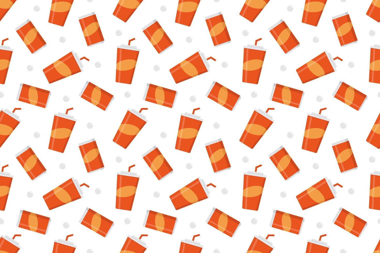 Soft drink soda seamless pattern vector