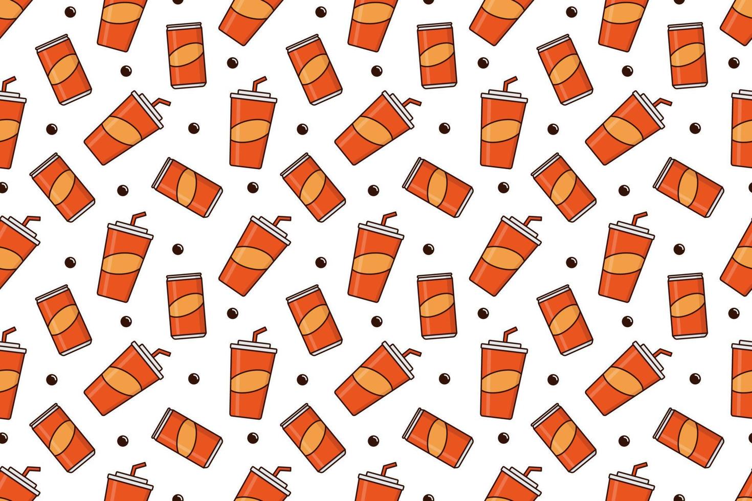 Soft drink soda seamless pattern vector 11480215 Vector Art at Vecteezy