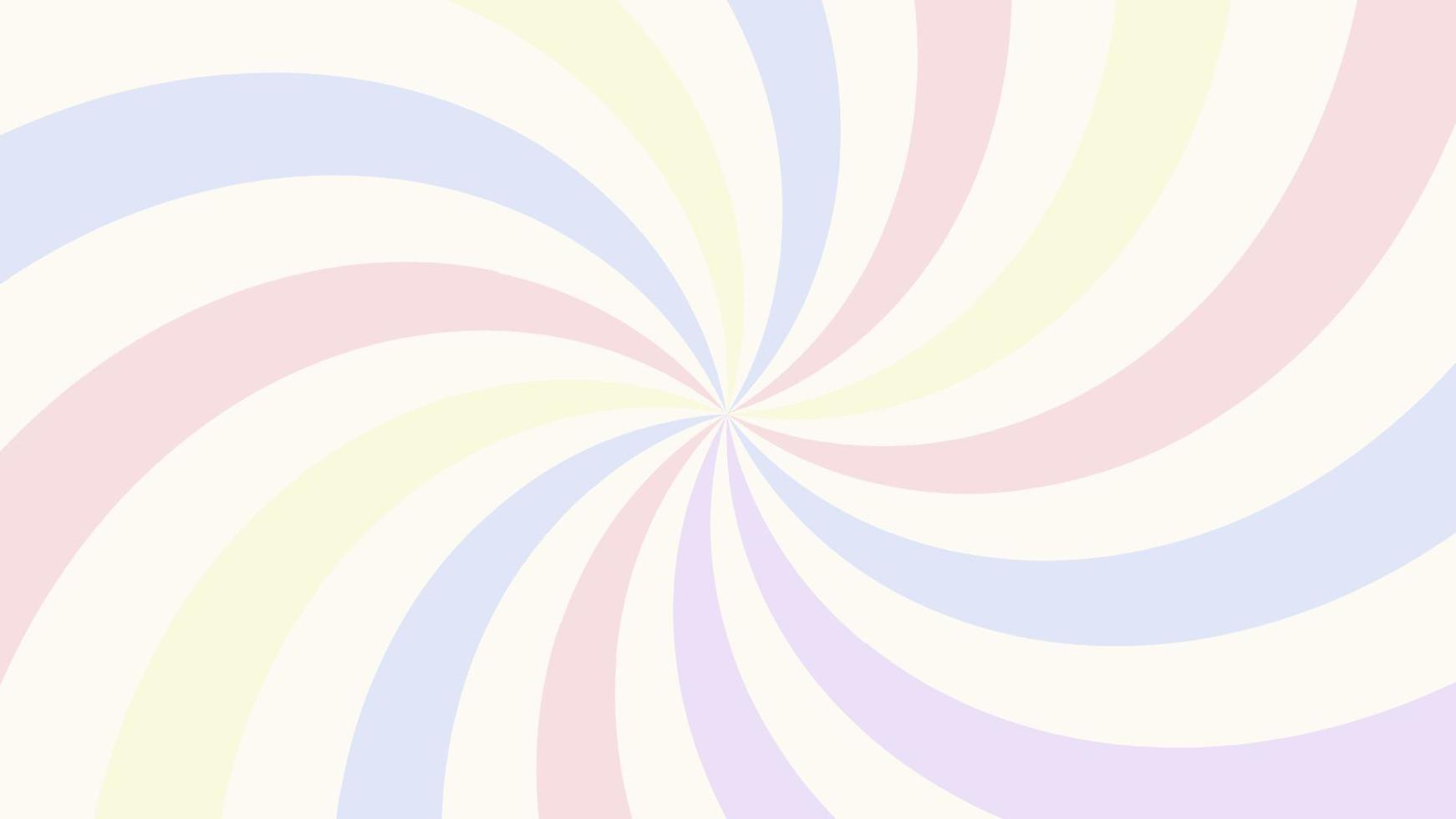 ilustración de fondo de pantalla de explosión de sol en espiral de giro pastel, perfecta para fondo de pantalla, telón de fondo, postal, fondo para su diseño vector