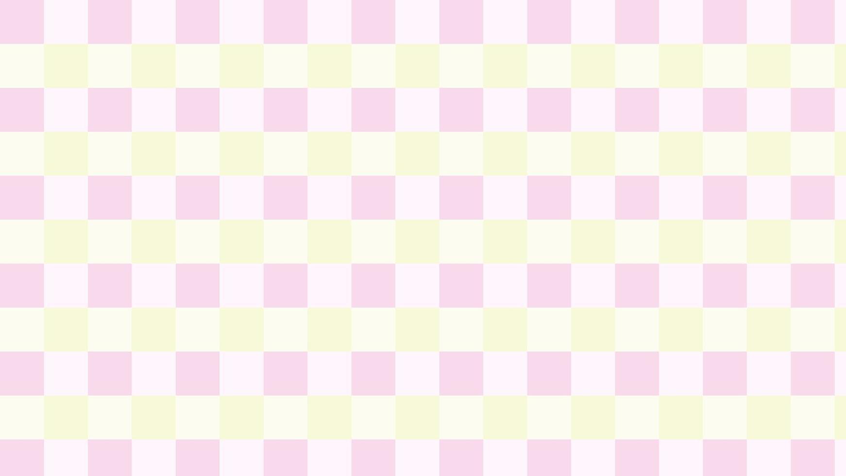 Aesthetic Pink And Yellow Checkers Gingham Plaid Checkerboard Wallpaper Illustration Perfect For Wallpaper Backdrop Postcard Background Banner Vector Art At Vecteezy