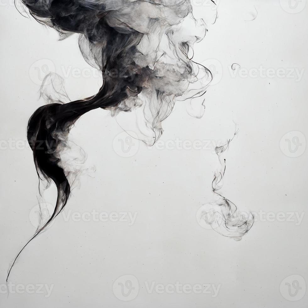 White background with smoke photo
