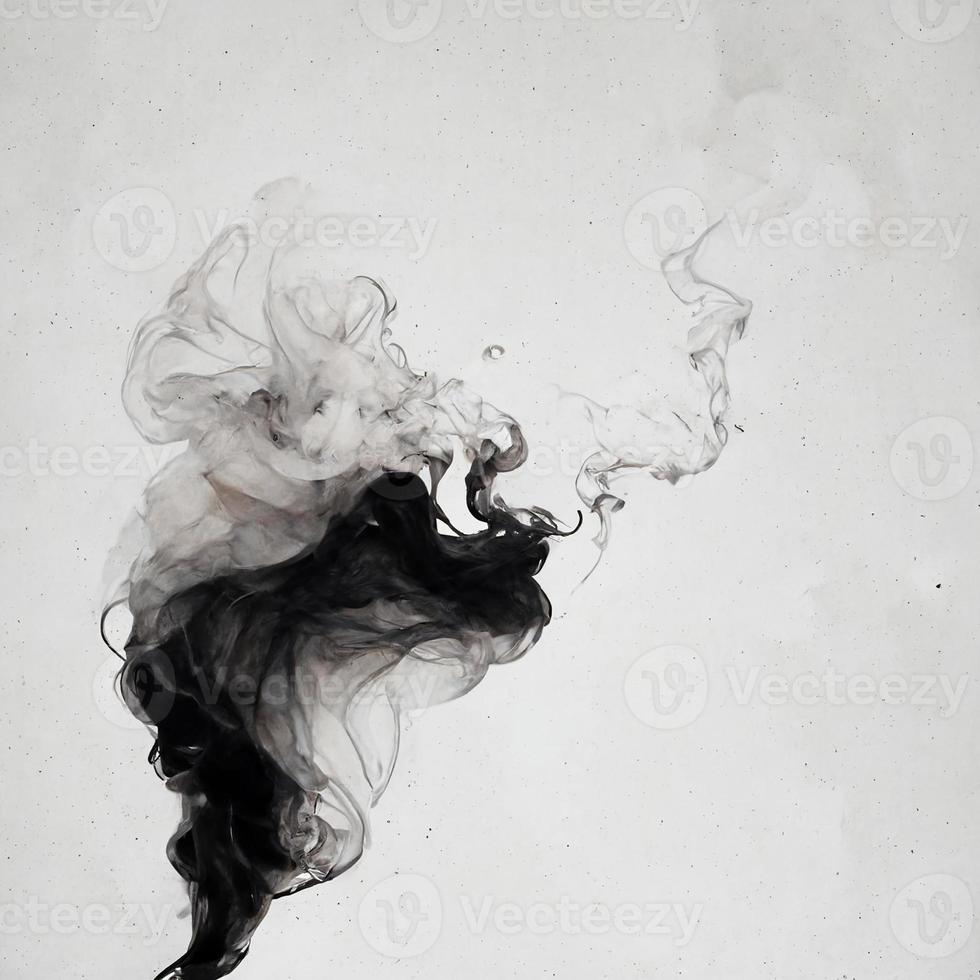 White background with smoke photo
