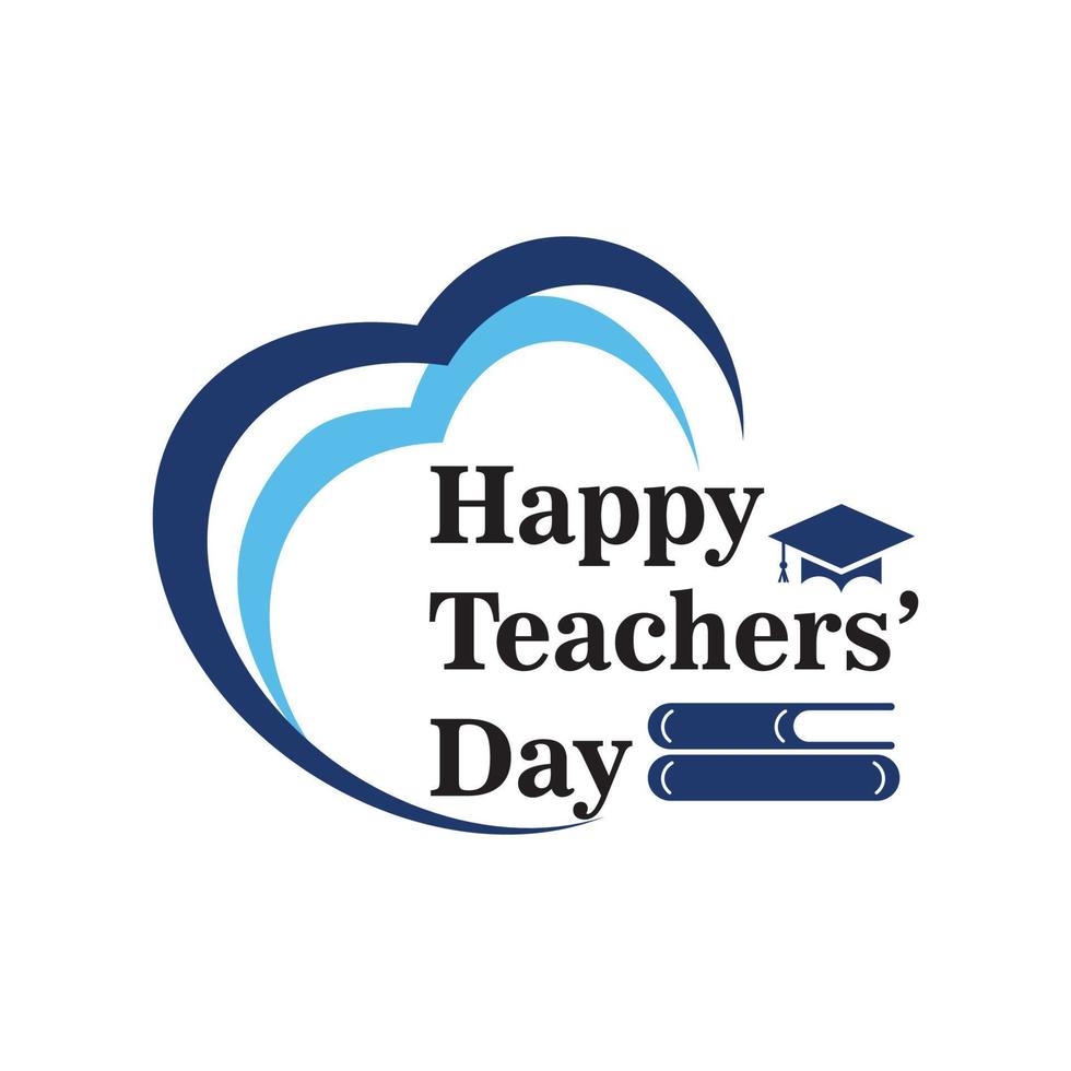 Happy Teacher Day Vector  design