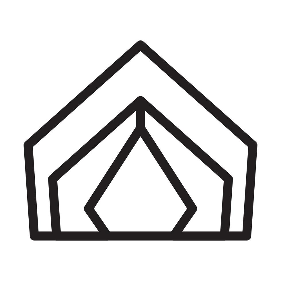 Tent Icon Design vector