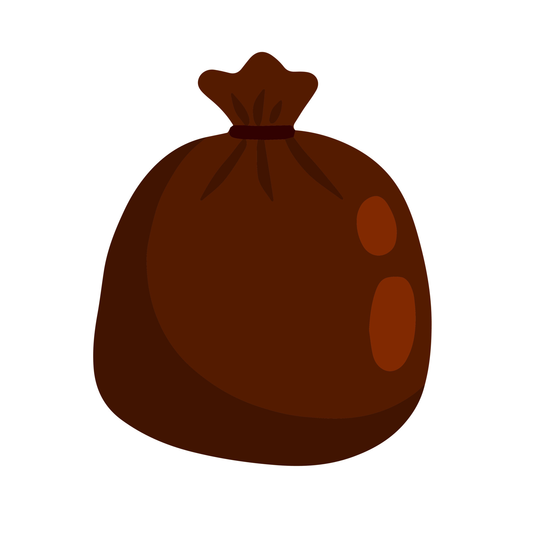 Plastic garbage bag. Flat cartoon illustration 11480970 Vector Art at