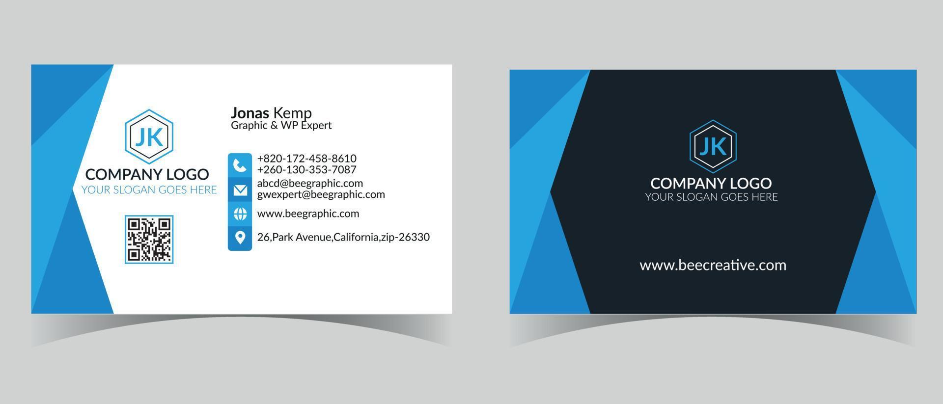 Corporate Business Cards Template vector