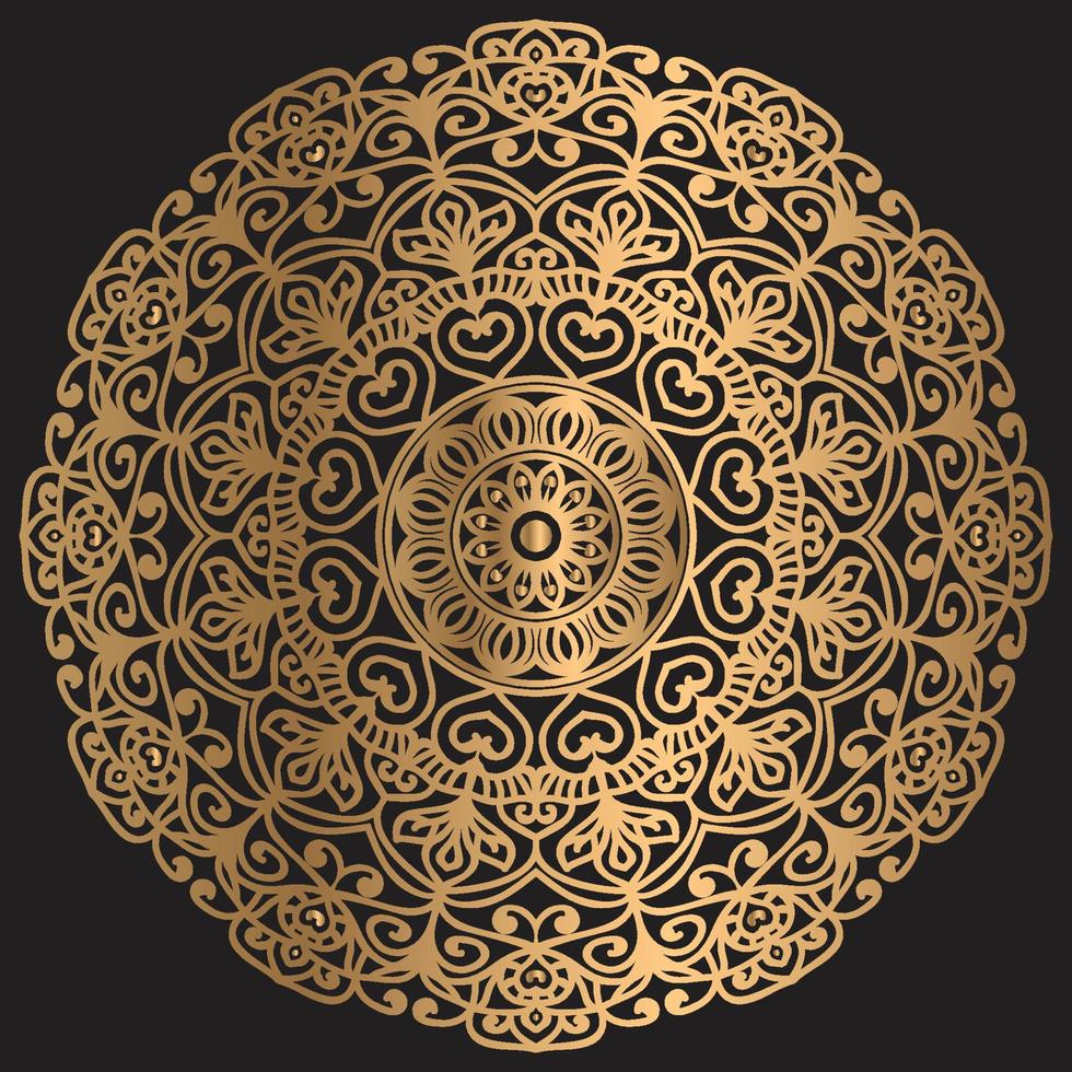 Luxury ornamental mandala design background vector
