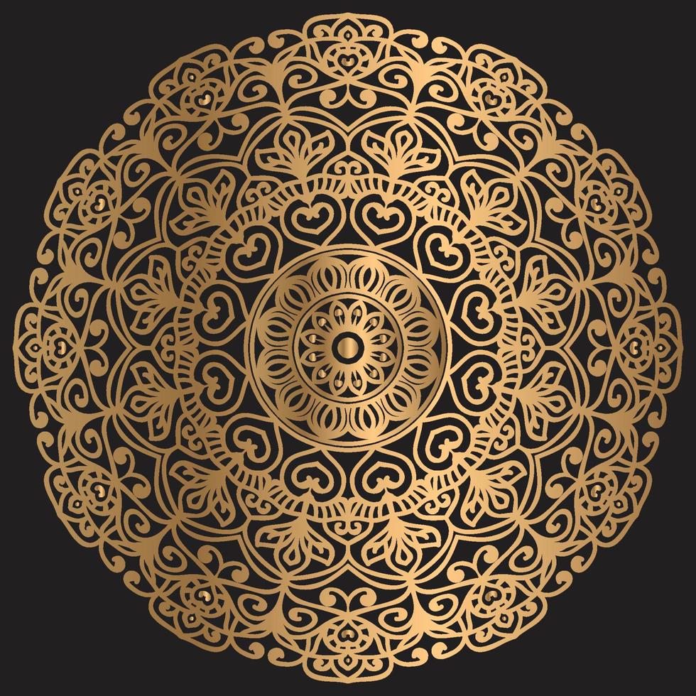 Fondo de diseño de mandala ornamental de lujo vector