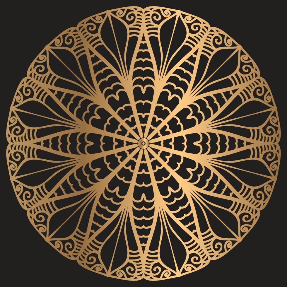 Fondo de diseño de mandala ornamental de lujo vector