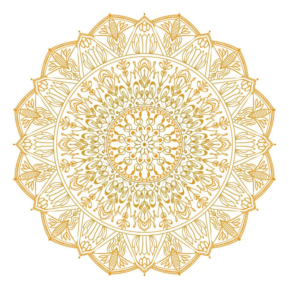 Luxury ornamental mandala design background vector