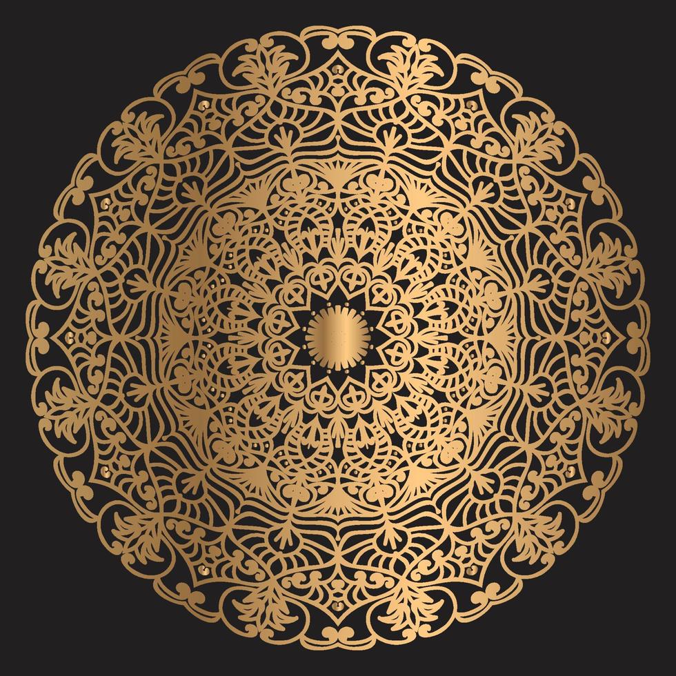 Luxury ornamental mandala design background vector