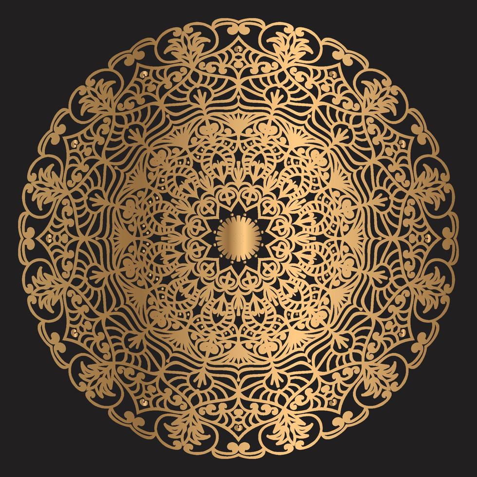 Luxury ornamental mandala design background vector