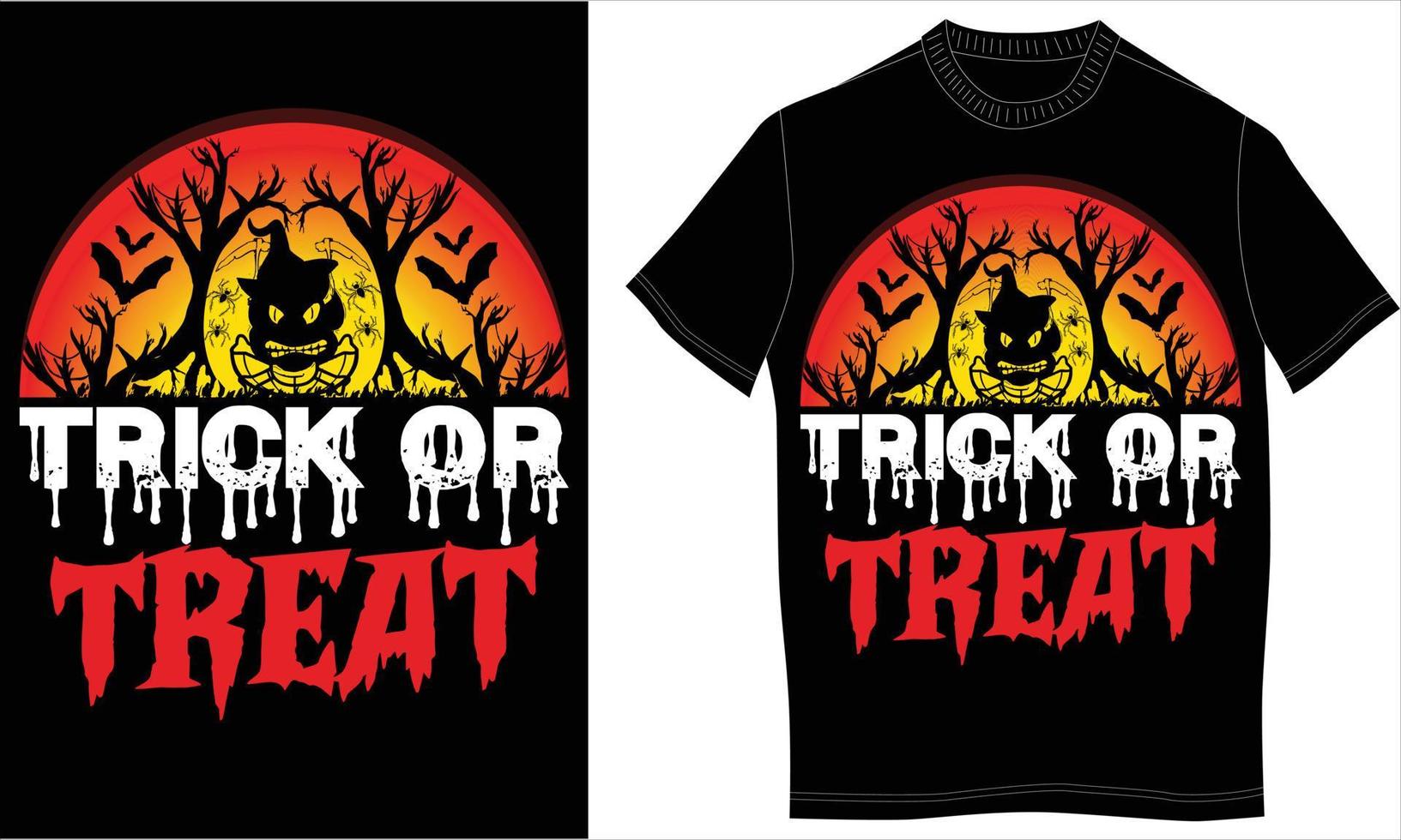 Halloween tshirt design vector