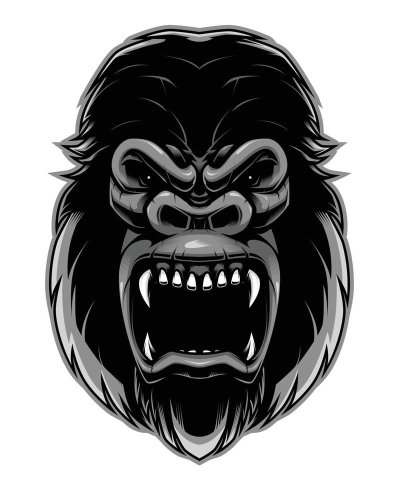 Colored Vector of Giant Gorilla