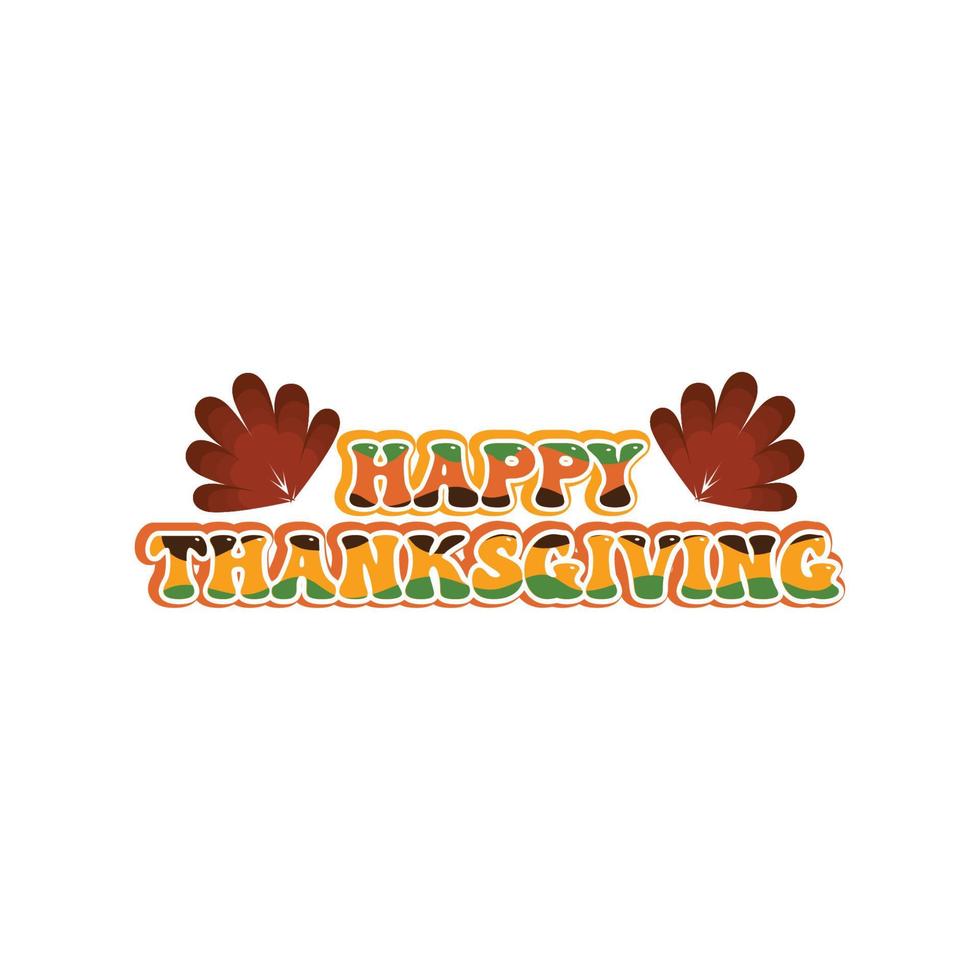 Happy Thanksgiving t-shirt vector