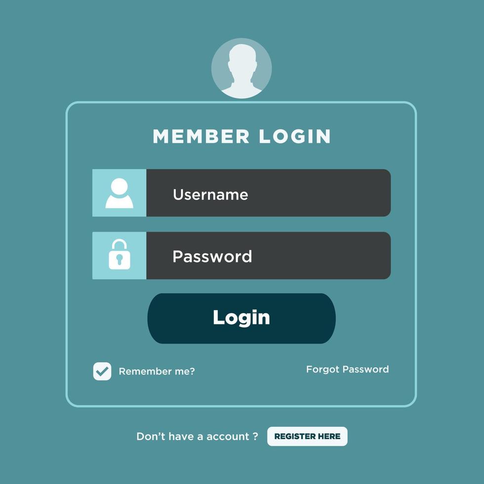 login forms page. Registration page, and Sign In forms Professional web design.eps vector